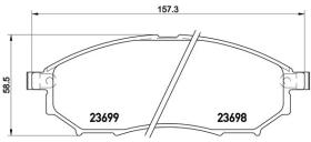 BREMBO P56094 - PASTILLA DE FRENO