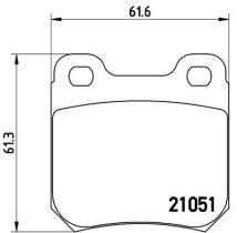 BREMBO P59010 - PASTILLA DE FRENO