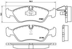 BREMBO P59017 - PASTILLA DE FRENO