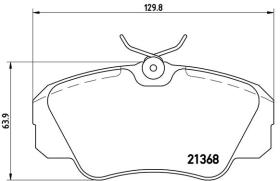 BREMBO P59016 - PASTILLA DE FRENO