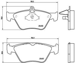 BREMBO P59019 - PASTILLA DE FRENO