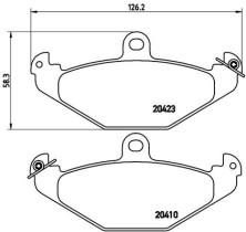 BREMBO P59026 - PASTILLA DE FRENO