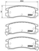 BREMBO P59027 - PASTILLA DE FRENO