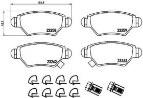 BREMBO P59031 - PASTILLA DE FRENO