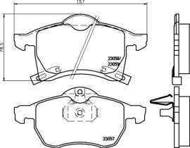 BREMBO P59032 - PASTILLA TURISMO           [SUST.]