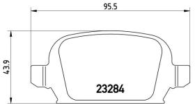 BREMBO P59037 - PASTILLA DE FRENO