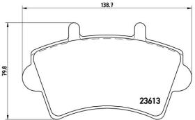 BREMBO P59039 - PASTILLA DE FRENO