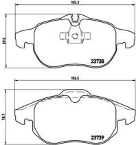 BREMBO P59043 - PASTILLA DE FRENO