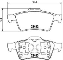 BREMBO P59044 - PASTILLA DE FRENO