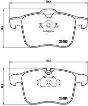 BREMBO P59046 - PASTILLA DE FRENO