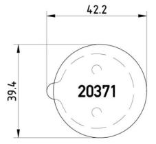 BREMBO P61014 - PASTILLA DE FRENO