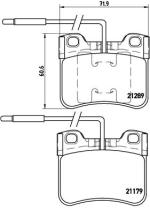 BREMBO P61034 - PASTILLA DE FRENO