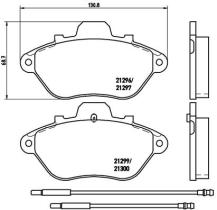 BREMBO P61036 - PASTILLA DE FRENO