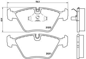 BREMBO P61049 - PASTILLA DE FRENO