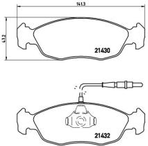 BREMBO P61054 - PASTILLA DE FRENO