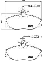 BREMBO P61057 - PASTILLA DE FRENO