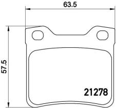 BREMBO P61058 - PASTILLA DE FRENO