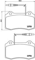 BREMBO P61064 - PASTILLA DE FRENO