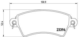 BREMBO P61065 - PASTILLA DE FRENO