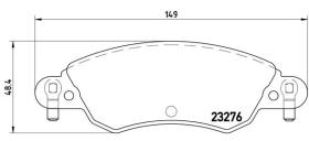 BREMBO P61070 - PASTILLA DE FRENO