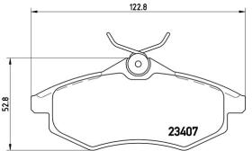 BREMBO P61074 - PASTILLA DE FRENO