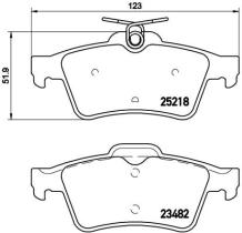 BREMBO P61110 - PASTILLA DE FRENO