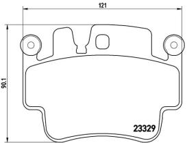 BREMBO P65009 - PASTILLA DE FRENO