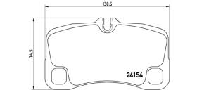 BREMBO P65012 - PASTILLA FRENO TURISMO