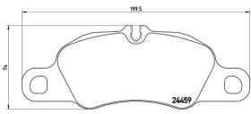 BREMBO P65018 - PASTILLA DE FRENO