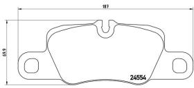 BREMBO P65020 - PASTILLA DE FRENO