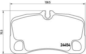 BREMBO P65022 - PASTILLA DE FRENO