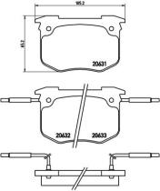 BREMBO P68011 - PASTILLA DE FRENO