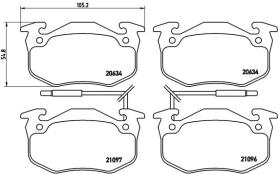 BREMBO P68015 - PASTILLA DE FRENO