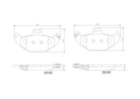 BREMBO P68021 - PASTILLA DE FRENO