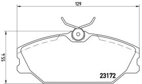 BREMBO P68027 - PASTILLA DE FRENO