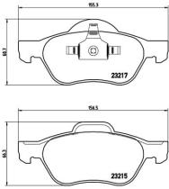 BREMBO P68029 - PASTILLA DE FRENO