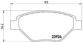 BREMBO P68031 - PASTILLA DE FRENO