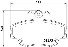 BREMBO P68038 - PASTILLA DE FRENO