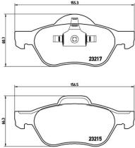 BREMBO P68048 - PASTILLA DE FRENO