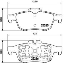 BREMBO P68057 - PASTILLA DE FRENO