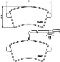 BREMBO P68058 - PASTILLA DE FRENO