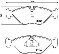 BREMBO P71005 - PASTILLA DE FRENO