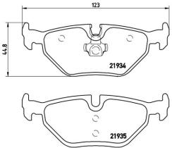 BREMBO P71006 - PASTILLA DE FRENO