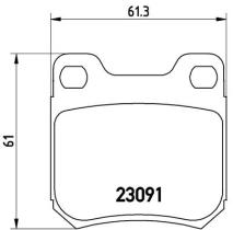 BREMBO P71008 - PASTILLA DE FRENO