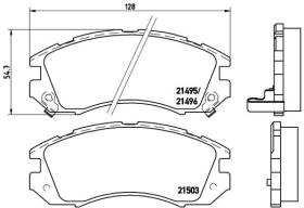 BREMBO P78004 - PASTILLA DE FRENO