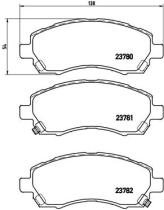 BREMBO P78009 - PASTILLA DE FRENO