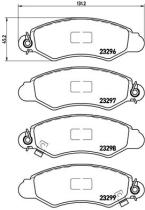 BREMBO P78012 - PASTILLA DE FRENO