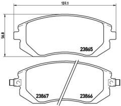 BREMBO P78013 - PASTILLA DE FRENO