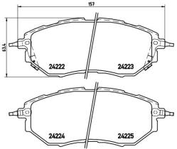 BREMBO P78017 - PASTILLA DE FRENO