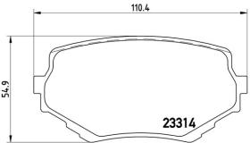 BREMBO P79009 - PASTILLA DE FRENO